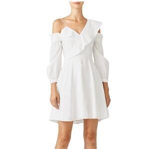 N12H White Milana Cotton Dress 2/4